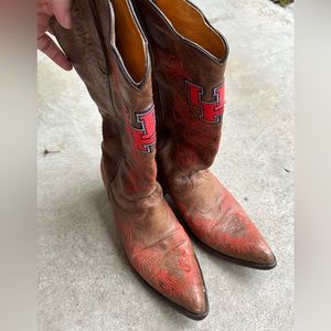 University of Houston Cougars GAMEDAY Boots. Size 9.5. No longer made.